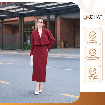 Set Đồ Nữ 𝐂𝐂𝐇𝐀𝐓 Dáng Suông A By Jade Chất Liệu Tuytsi Cao Cấp 25BDS2023ST