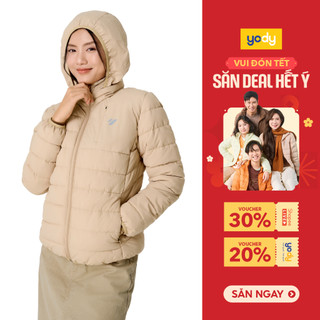  Áo Phao Nữ Yody Mũ Ẩn 4S.Plus Siêu Nhẹ Giữ Ấm Chống Gió Hiệu Quả TRA - WCPJ25F011 
