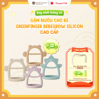  Gặm nướu cho bé Greenfinger Bebegrow chất liệu silicon cao cấp mềm mại an toàn cho trẻ sơ sinh 
