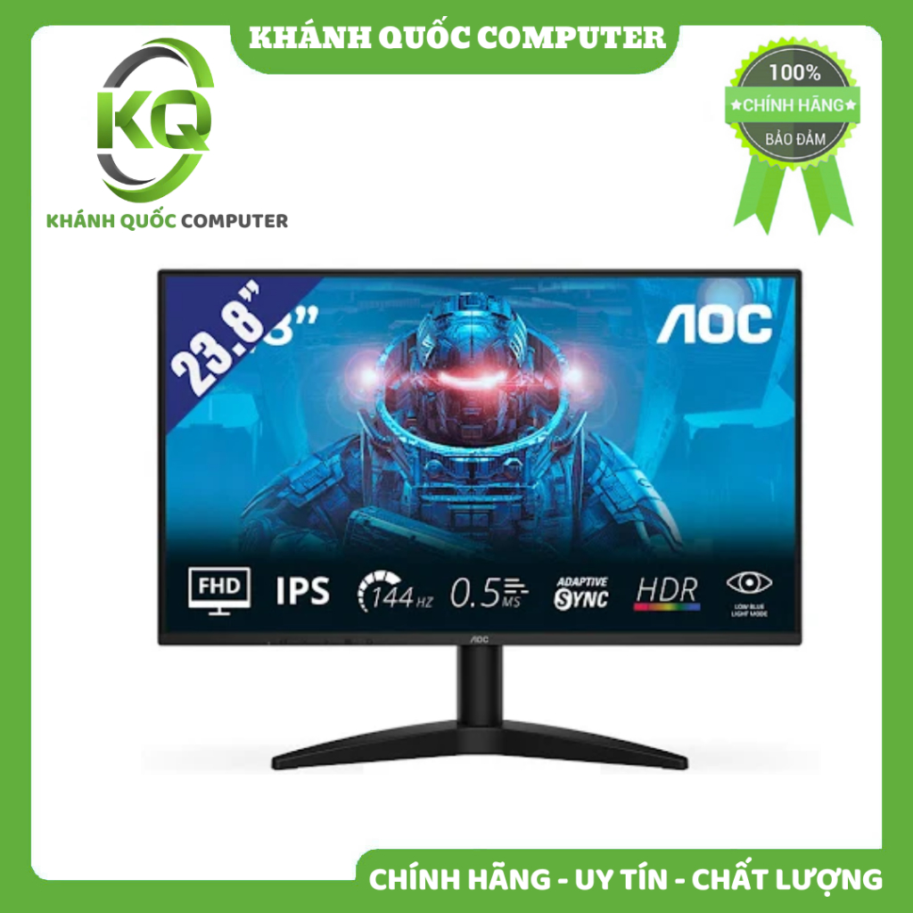 Màn Hình AOC 24B36X (23.8 inch - IPS - FHD - 144Hz - 0.5ms) Chính hãng