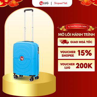  Vali Kéo LUG S20 S24 S28 PP04 Nhựa PP Chống Bể Vỡ Dây Kéo Đôi Chống Rạch Trộm 