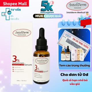  Serum sáng da IntelDerm 3% - Chuyên cấp ẩm phục hồi và mờ thâm nám Tranexamic Acid Serum 30ml 
