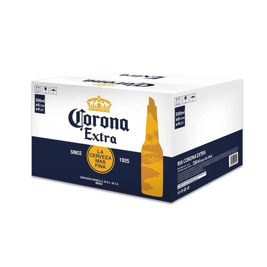 Bia Corona Extra 300ml (Thùng 24 chai x 300ml)