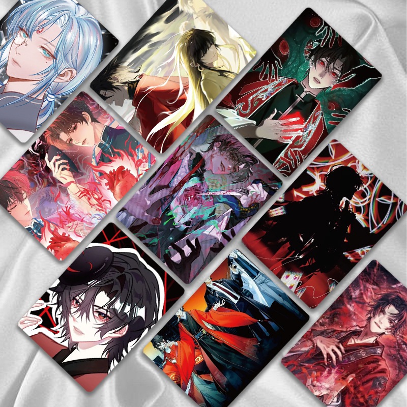 Hộp 50 Lomo Ta không phải hí thần card BL Manhwa BoyLove anime hologram