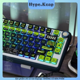 Keycap Ghost Runner Pudding Side Transparent xuyên led 4 cạnh MSA Profile
