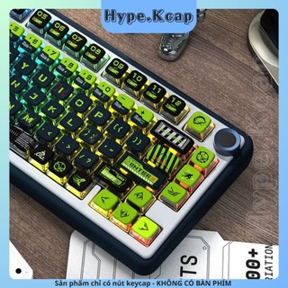 Keycap Ghost Runner Pudding Side Transparent xuyên led 4 cạnh MSA Profile