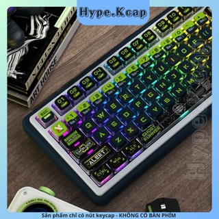 Keycap Ghost Runner Pudding Side Transparent xuyên led 4 cạnh MSA Profile