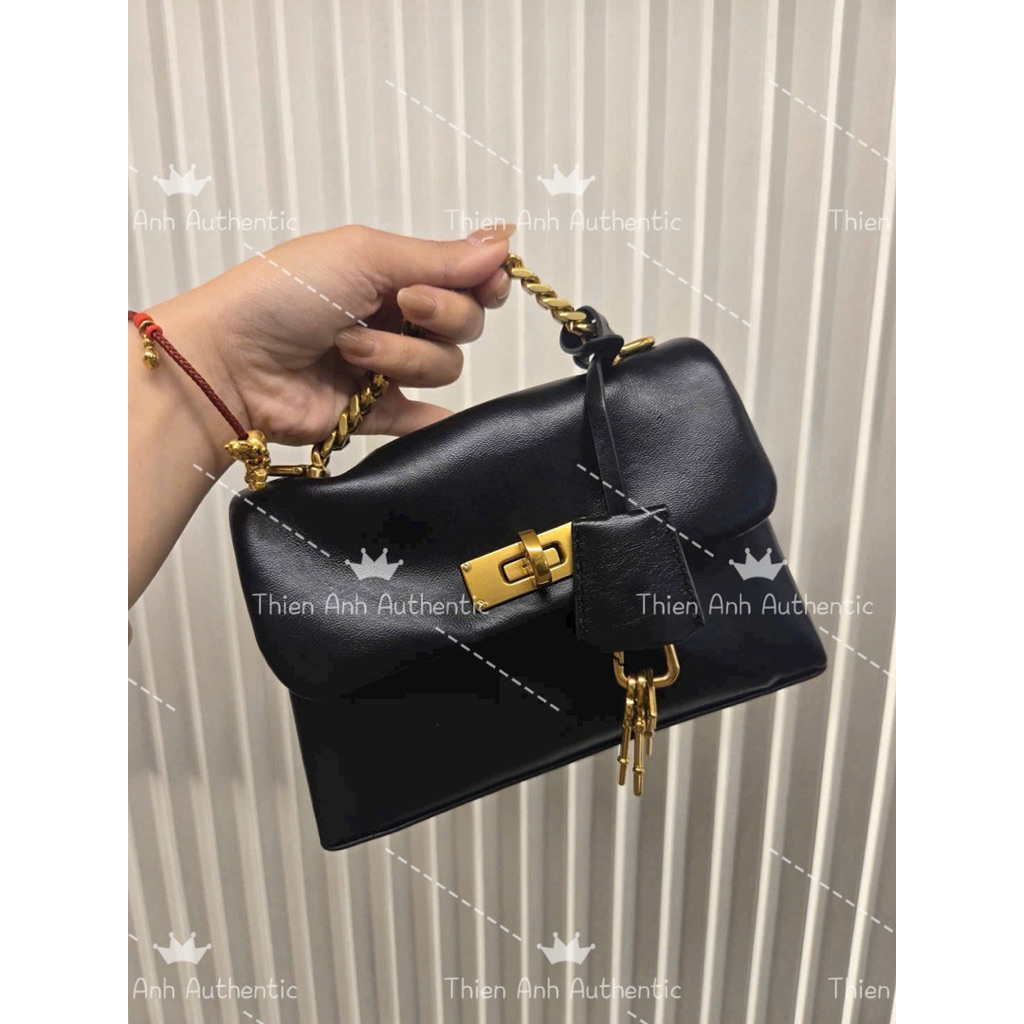 Túi đeo chéo hình chữ nhật Mini Kerry - Đen