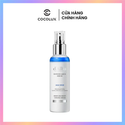 Serum D'alba Refresh Aqua Serum 100ml - Dạng xịt giúp cấp ẩm, phục hồi và làm mát da