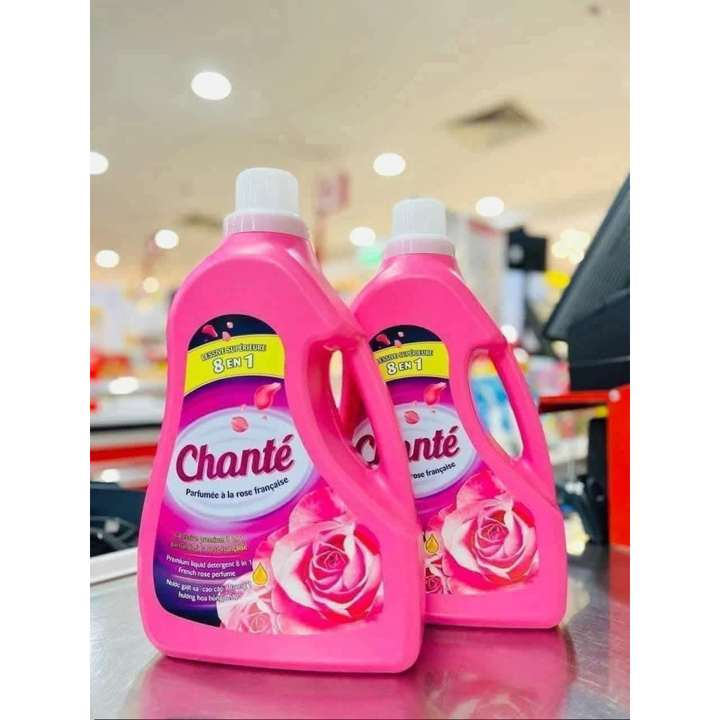 🌸 NƯỚC GIẶT CHANTE HƯƠNG HOA HỒNG 8 EN 1