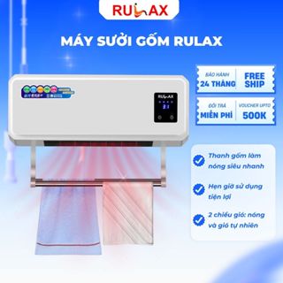 Máy Sưởi Gốm Ceramic Treo Tường Dùng Cho Nhà Tắm, Phòng Ngủ, Không Gây Khô Da - BH 24 Tháng