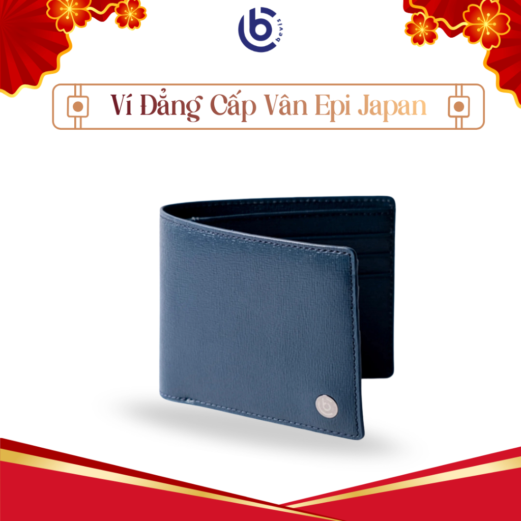 Ví Nam Đẳng Cấp Da Nhập Khẩu Bevis Vân Epi Japan Cao Cấp Sang Trọng  VCA-EP-X-03