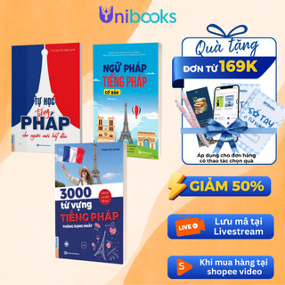 Combo Sách - Tự Học Tiếng Pháp Cho Người Mới Bắt Đầu (Tự Học + Ngữ Pháp + Từ Vựng) - MCBooks