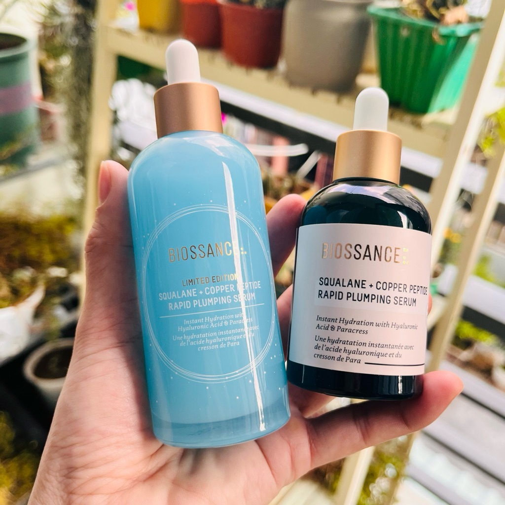 Tinh chất dưỡng da căng bóng Biossance SQUALANE + COPPER PEPTIDE RAPID PLUMPING SERUM