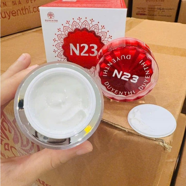 Kem N23 Duyên Thị Dưỡng Ẩm Trắng Da Mờ Nếp Nhăn, Mờ Thâm, Nám, Sạm, Tàn Nhang. 25gr