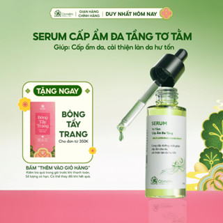  Serum Cấp Ẩm Đa Tầng Tơ Tằm Dưỡng Ẩm Phục Hồi Da Cỏ Mềm 30ml 