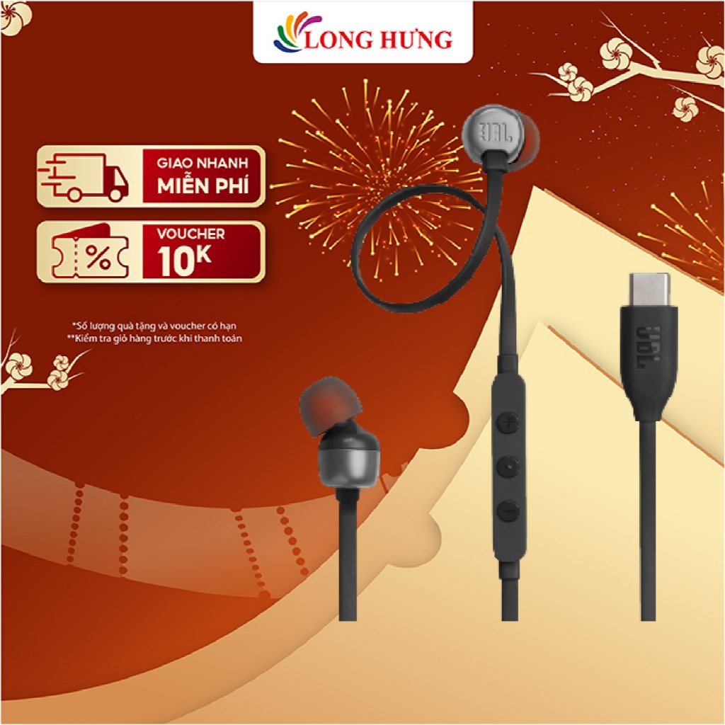 Tai nghe có dây In-ear JBL Tune 310C JBLT310C - Hàng chính hãng