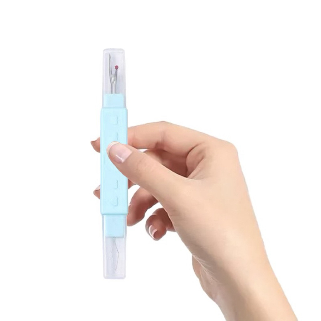 Dụng cụ xỏ chỉ xỏ kim tháo chỉ 2 đầu