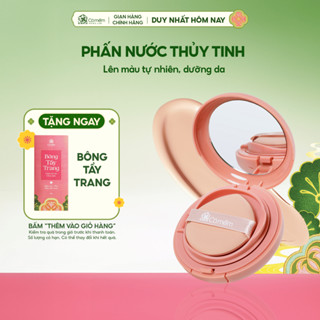  Cushion Phấn Nước Thủy Tinh Che Khuyết Điểm Nền Mỏng Mịn Tự Nhiên Cỏ Mềm 15g 