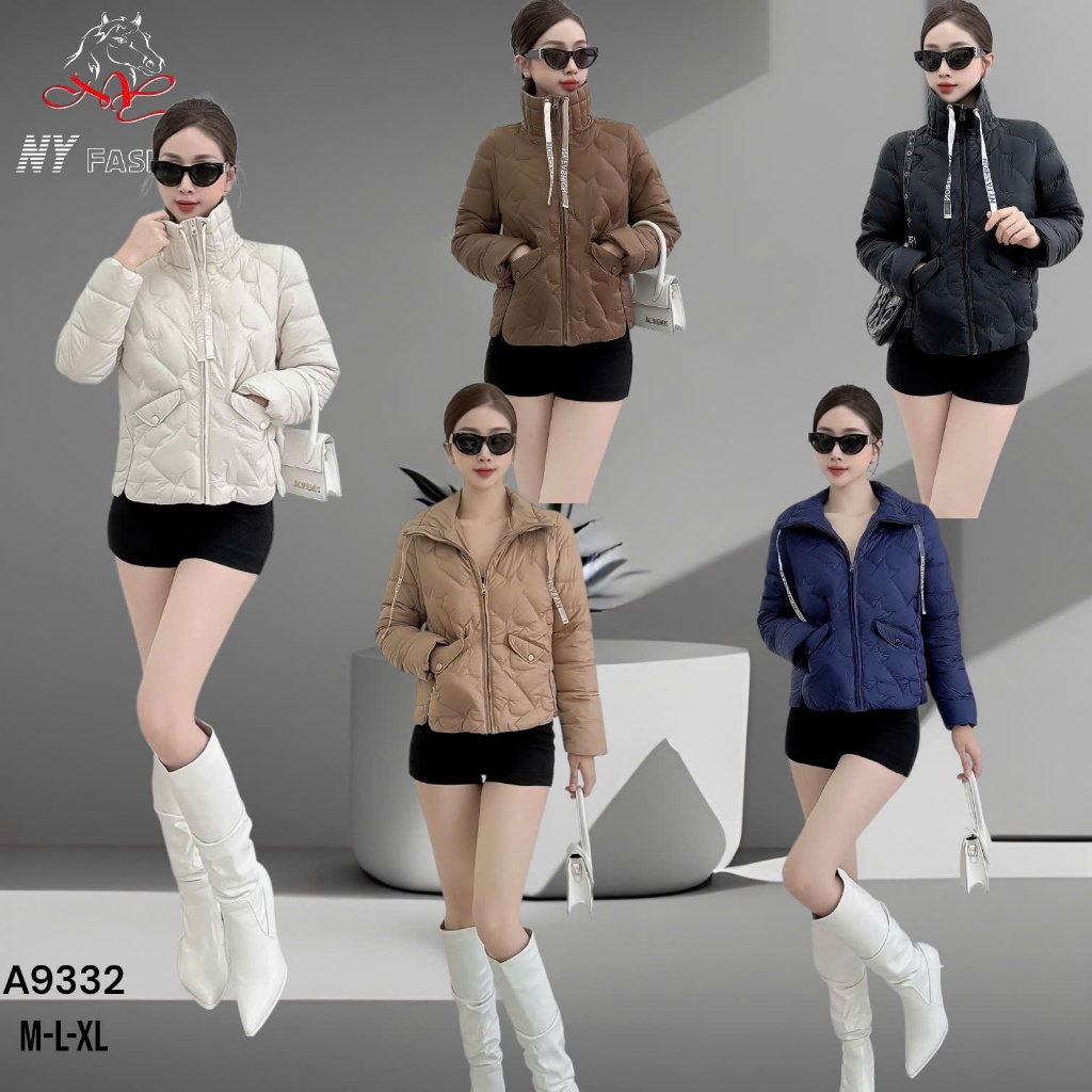 A9332 Áo Phao Nữ Siêu Nhẹ Mềm Ấm NY Fashion
