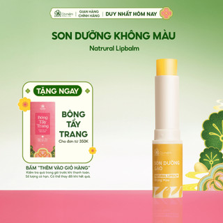  Son Dưỡng Không Màu Dưỡng Môi Giảm Khô Nẻ Môi Cỏ Mềm 3,5g 