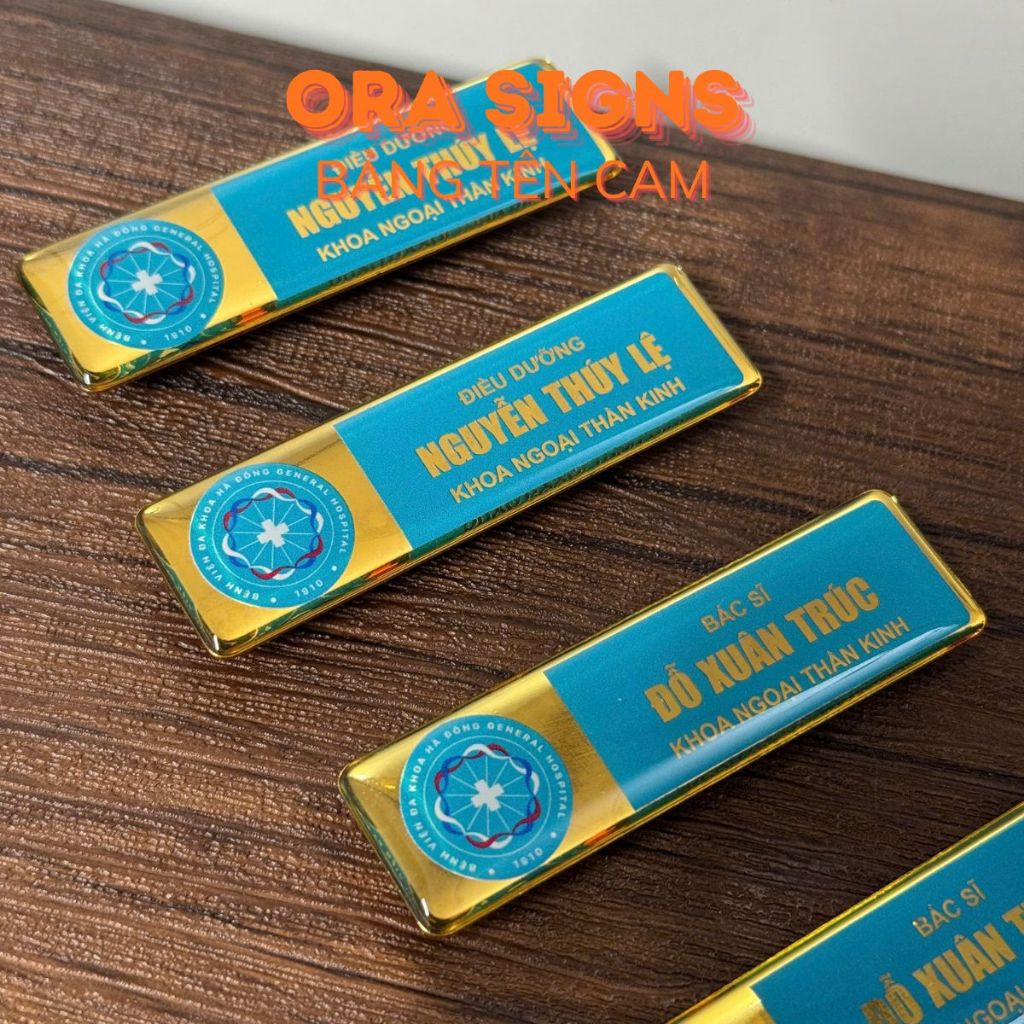 (New) Bảng tên đồng in UV | Chất liệu đồng xi vàng in UV - In theo yêu cầu