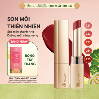  Son môi Nhã Matte Natural Lipstick Mềm Mịn Thành Phần Dưỡng Ẩm Ngừa Lão Hóa Lành Tính Cỏ Mềm 3,4gr 