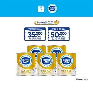  Combo 5 Lon Sữa Đặc Dutch Lady Cao Cấp 380g lon 