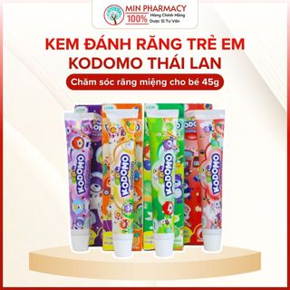  Kem Đánh Răng Trẻ Em Kodomo Thái Lan 45g - Minpharmacy 