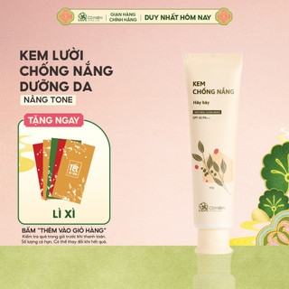  Kem Chống Nắng Nâng Tone Mịn Đẹp Thấm Nhanh Cho Mọi Loại Da Hây Hây SPF 40 PA ++ Cỏ Mềm 60g 
