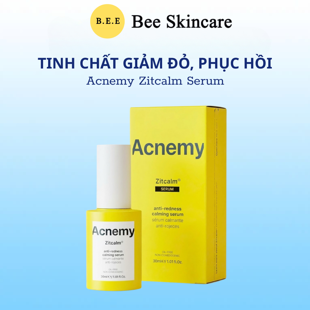 (HÀNG CÔNG TY) Serum Acnemy Phục Hồi Zitcalm Anti Redness Calming Giảm Đỏ, Phục Hồi Da, Chống Oxy Hó