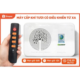 Máy cấp khí tươi AKIRYO MODEL LUXURY điều khiển từ xa (Tăng Oxi-Giảm CO2 phòng ngủ)