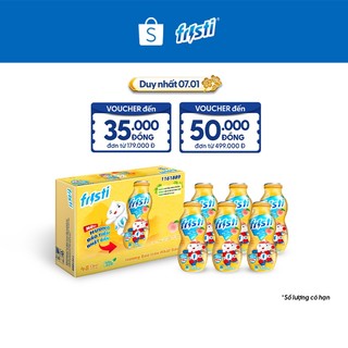  Thùng sữa chua uống Fristi hương đào 48x80ml 