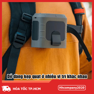 Quạt Sạc Đeo Thắt Lưng APE DQ222 – Pin 8000mAh Kiêm Sạc Dự Phòng, Có Đèn Pin LED – Công Suất 10W