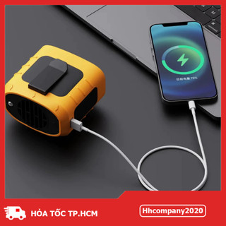 Quạt Sạc Đeo Thắt Lưng APE DQ222 – Pin 8000mAh Kiêm Sạc Dự Phòng, Có Đèn Pin LED – Công Suất 10W