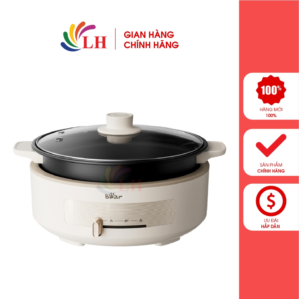 Nồi điện đa năng Bear 4 lít HP-4H40F - Hàng chính hãng