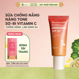   MUA 1 TẶNG 1  Kem Chống Nắng Nâng Tone Dạng Sữa Dưỡng Sáng Bảo Vệ Da Cho Mọi Loại Da Vitamin C Sơ Ri Cỏ Mềm 60gr 