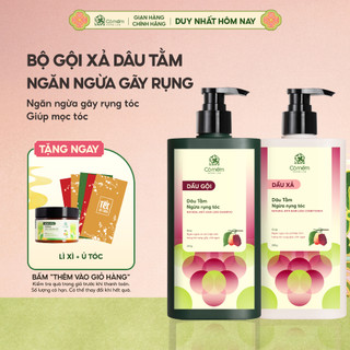  Combo Dầu Gội Xả Dâu Tằm Ngừa Rụng Tóc Hỗ Trợ Mọc Tóc Cải Thiện Hư Tổn Cỏ Mềm 