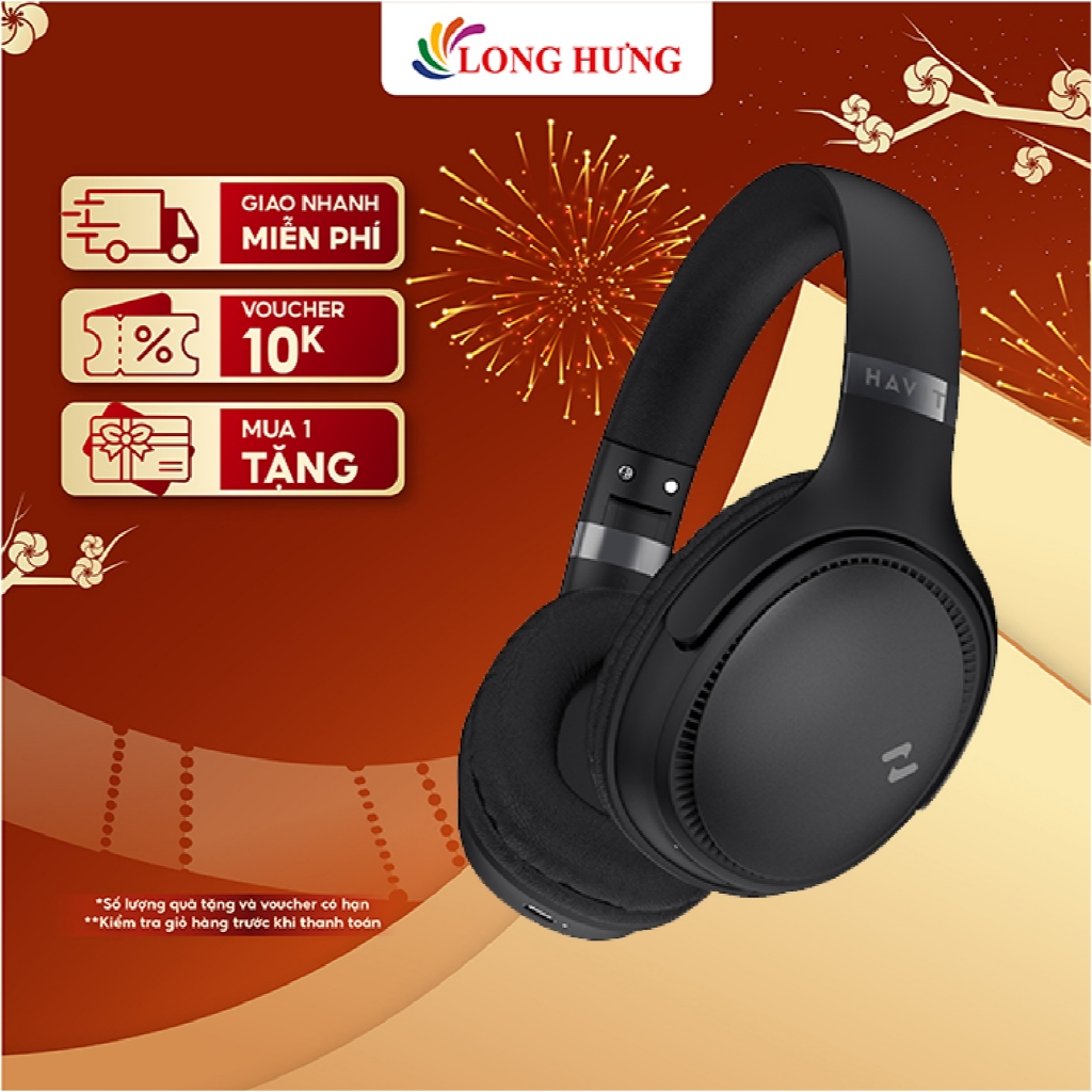 Tai nghe chụp tai Bluetooth Havit H630BT - Hàng chính hãng