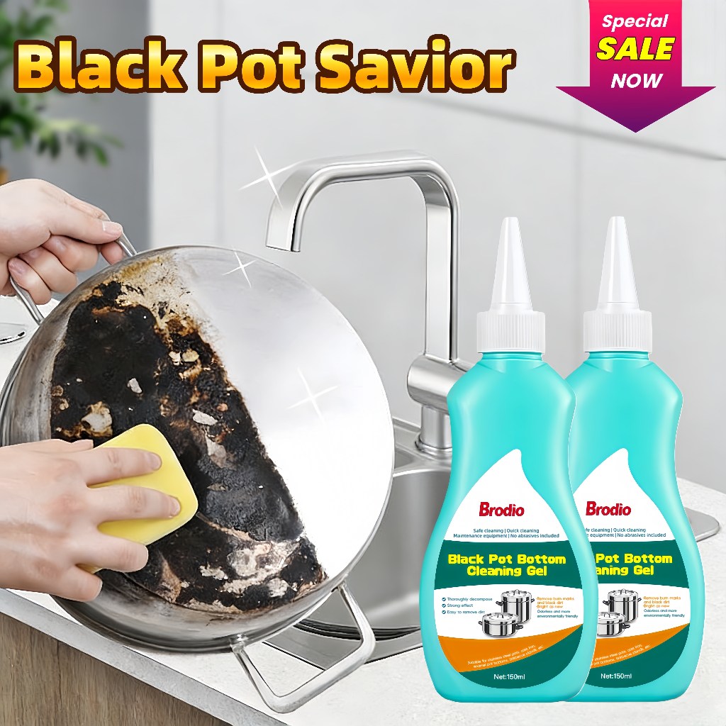 "Nước Tẩy Đáy Nồi Gia Đình" - Đánh Bay Vết Cháy Đen, An Toàn Cho Mọi Loại Chảo