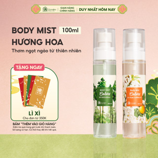  Body Mist Xịt Thơm Toàn Thân Quần Áo Nam Nữ Hương Nước Hoa Ngọt Ngào Thanh Mát Dịu Nhẹ Cỏ Mềm 100ml 
