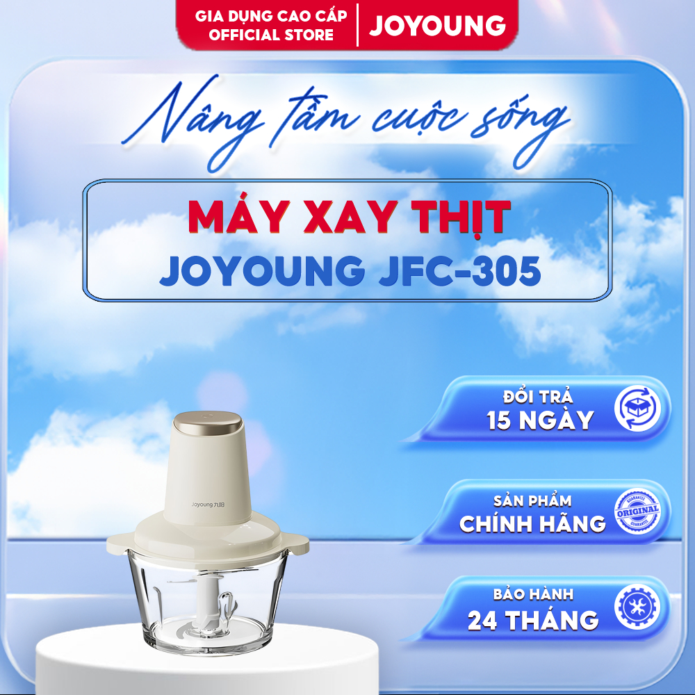 Máy Xay Thịt Joyoung JFC-305 Đa Năng, Công Nghệ Cắt Nghiêng Độc Quyền | Công Suất 300W | Bảo Hành 2 