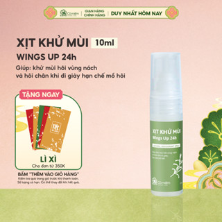   MiniSize  Xịt Khử Mùi Wings Up 24h Khử Mùi Hôi Nách Hôi Chân Giảm Tiết Mồ Hôi Và Ngăn Ngừa Vi Khuẩn Gây Mùi Cỏ Mềm 10ml 