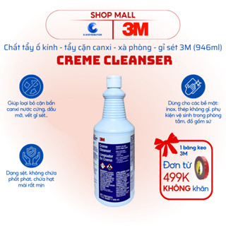   HỎA TỐC  Chất tẩy ố kính tẩy gỉ sét 3M Scotchgard Creme Cleanser - Chai 946ml 