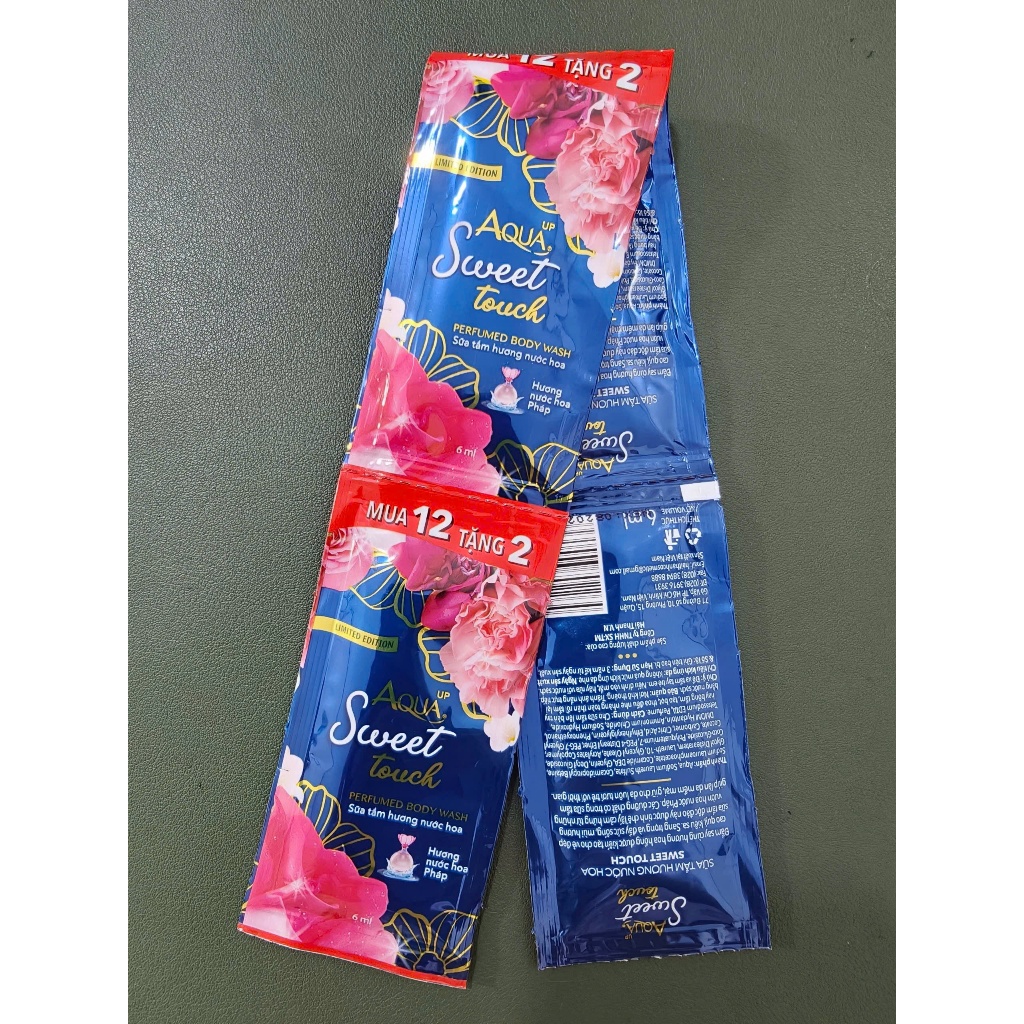 4 gói Sữa Tắm Hương Nước Hoa Aqua Sweet Touch