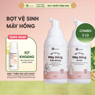  Combo 2 Bọt vệ sinh phụ nữ Mây Hồng Chiết Xuất Thiên Nhiên Cỏ Mềm 