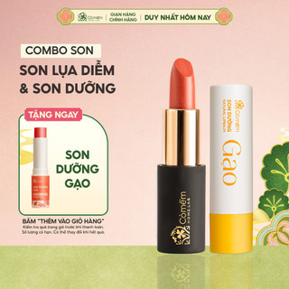 Bộ Chăm Sóc Môi Xinh Gồm Son Lụa Và Son Dưỡng Cỏ Mềm 