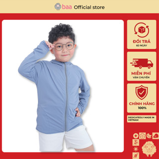   Mới  Áo khoác chống nắng cho bé ultra cool siêu mát chống UV cản gió nhẹ 1-10 tuổi Baa Active 