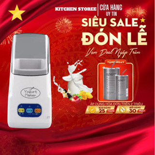 Máy Làm Sữa Chua Yogurt Maker Nhật Bản, 02 Chế Độ Cứng Và Mềm - BH 12 - KCST