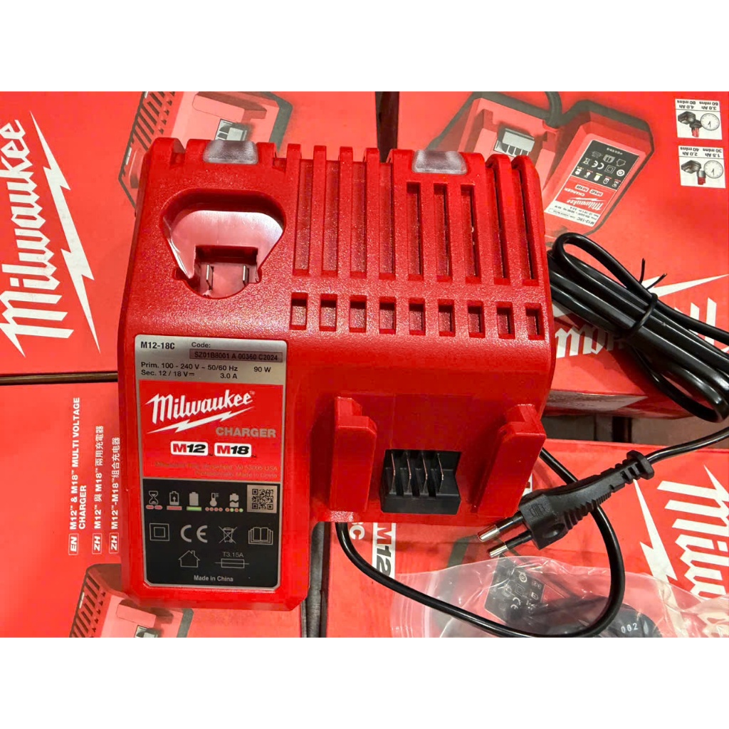Bộ sạc 12V-18V Milwaukee M12-18C